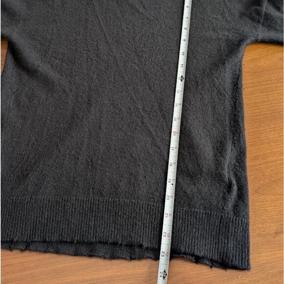 ZADIG & VOLTAIRE Black Cici Star Patch Cashmere Sweater Pullover , size XS - Picture 7 of 8